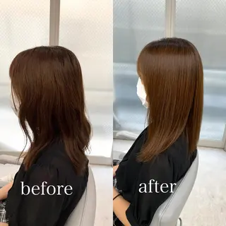 セミロング パーマ 【くせ毛さんのお悩み 解決🍀】栗橋のヘアスタイル