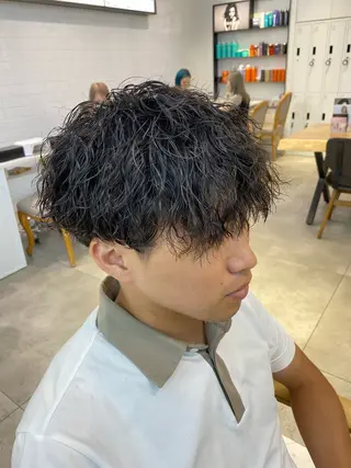 パーマ メンズ 新宿【メンズパーマ】 塩澤太一のヘアスタイル