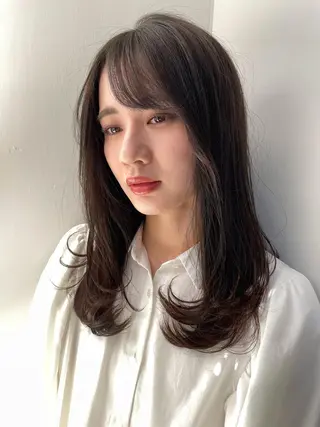 ロング カラー カラー指名No.1 土井新治❄️のヘアスタイル