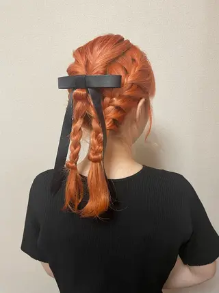 ミディアム フレアジェネラス所属・堀 綾花のヘアスタイル