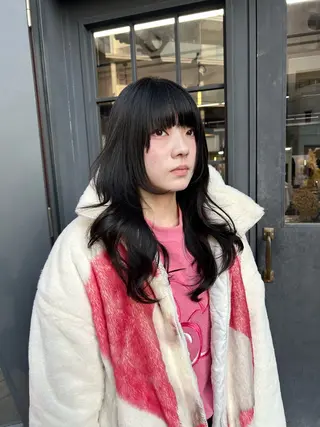 セミロング ROCCOeast Rukaのヘアスタイル