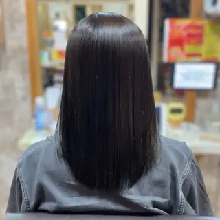 セミロング YELLOW CORN 金沢文庫所属・【金沢文庫4分】髪質 改善/縮毛矯正アラタのヘアスタイル