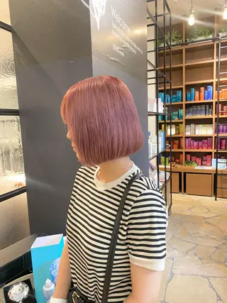 ショート COCOLOeAST所属・yumeno🫧 ハイトーン/ボブ🕊のヘアスタイル