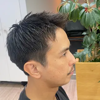 ショート メンズ 暖色カラー/レイヤー スタイル みはる🌙のヘアスタイル