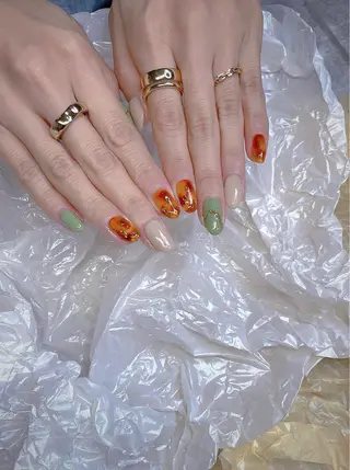 ミディアム めぐみのネイルサロン 惠のネイルデザイン