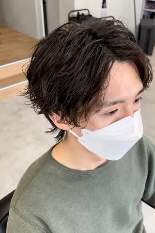 パーマ メンズ メンズパーマ/新潟/ 万代/高橋悠叶のヘアスタイル