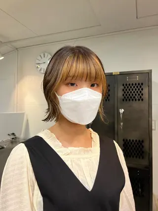 ショート INORI /フェイスレイヤーのヘアスタイル