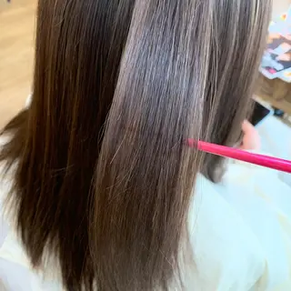 ロング パーマ、髪質改善 菊地美月のヘアスタイル