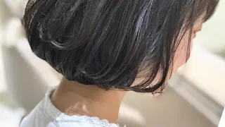 ショート カラー ウエモト　タク ショート/レイヤーのヘアスタイル