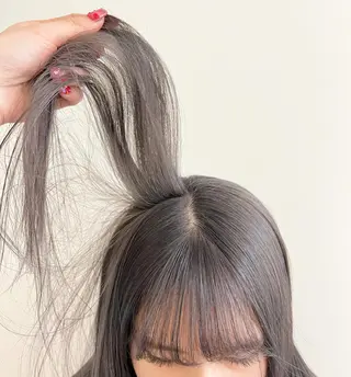 ミディアム カラー 顔周りカット/透明感 カラー✂️MEIのヘアスタイル