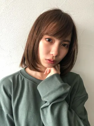 ミディアム Ash中目黒店 榊間茜のヘアスタイル