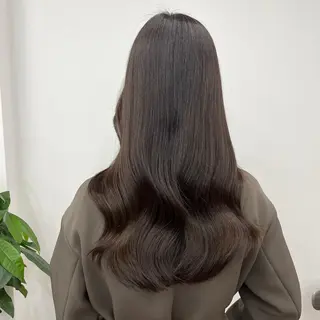 セミロング カラー パーマ ヘアアレンジ メンズ キッズ ネイル マツエク・マツパ アイブロウ HIROKO / 透明感暖色カラー🎀のヘアスタイル
