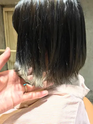ショート カラー パーマ ヘアアレンジ メンズ マツエク・マツパ サロンドミルク 原宿のヘアスタイル