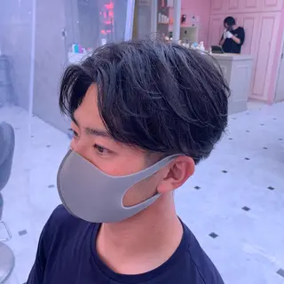 ショート カラー パーマ ヘアアレンジ メンズ 🌈トレンドヘア 🌈WATARU🌈のヘアスタイル