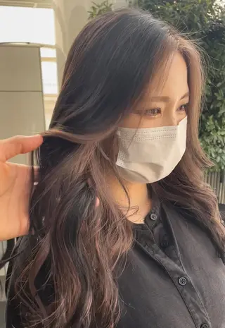 ロング カラー 古指 匠巳のヘアスタイル