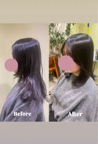 ミディアム カットモデル募集💎 YURA🌷🫧のヘアスタイル