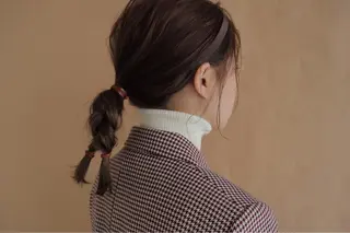 ヘアアレンジ ケアブリーチ/ボブ/ honoのヘアスタイル