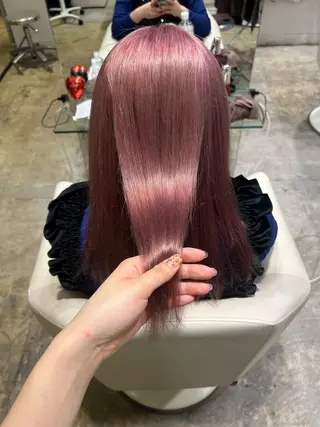 ロング カラー MOMOKA 🍑のヘアスタイル