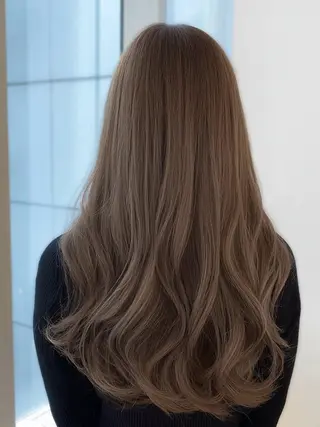 ロング カラー ブリーチ無しダブル カラー特化/🫧中村のヘアスタイル