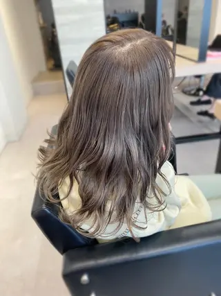 セミロング カラー 🪞個室サロン/韓国 艶髪/keito🪞のヘアスタイル