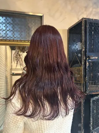 ロング カラー BOOBEE所属・植吉 琉月のヘアスタイル