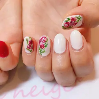 ネイル La neige* yuki 🥯🍑のネイルデザイン