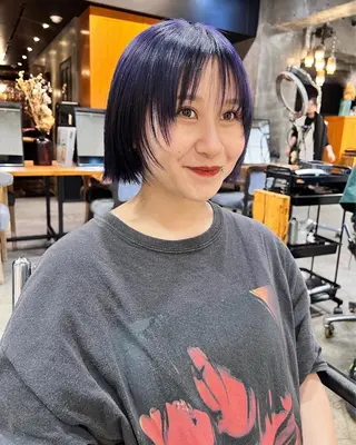 ショート カラー haco＋所属・圧倒的デザイン力 店長🎨RENAのヘアスタイル