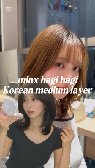 ミディアム 萩原 陸斗のヘアスタイル