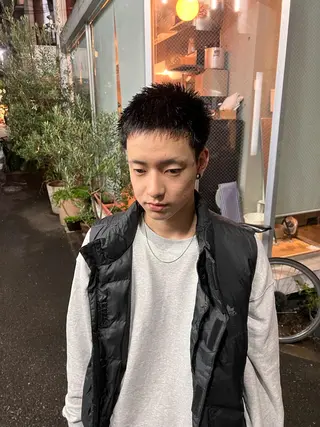 ショート メンズ メンズスタイリスト リュウジのヘアスタイル
