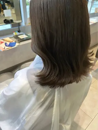 セミロング 透明感カラー♡ Mahoのヘアスタイル
