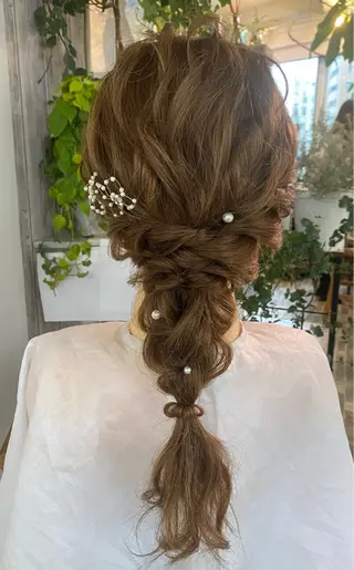 ヘアアレンジ iLuce所属・hair make もりした　ゆうのヘアスタイル