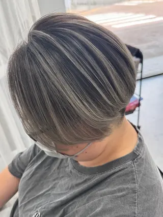 ショート カラー ヒラガカナ▼ ECLAT HAIRのヘアスタイル