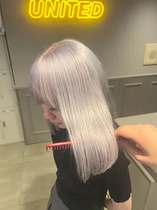 セミロング カラー 韓国レイヤーカット /REIのヘアスタイル