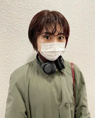 ショート 渋谷 留菜のヘアスタイル