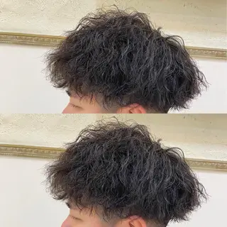 パーマ メンズ 年間2000名担当◎ パーマ職人/仲原佑樹のヘアスタイル