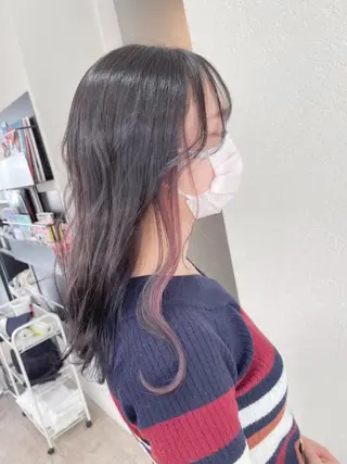 ロング カラー 🔥ブリーチカラー 槙川のヘアスタイル