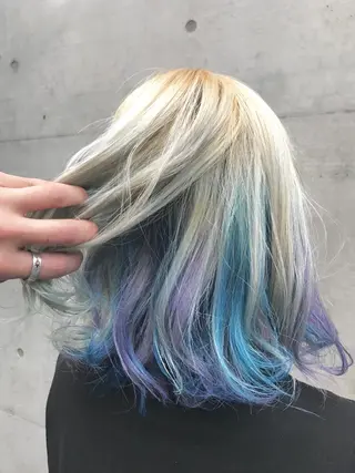 ミディアム カラー 店長担当🌟 矢吹ガブリエル🌟のヘアスタイル