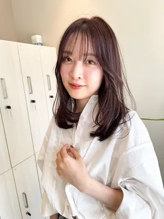 セミロング カラー ✂️似合わせの魔術師 石田一樹✂️のヘアスタイル