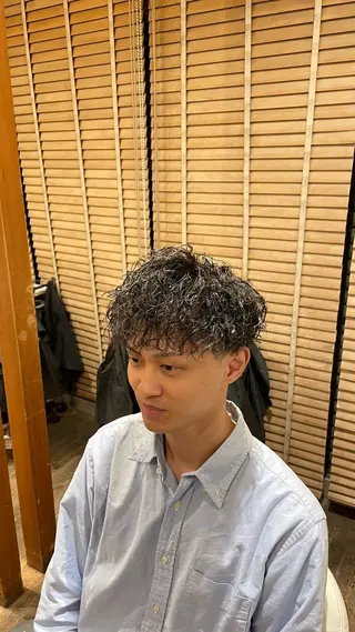 ショート メンズ 椿 大輔のヘアスタイル