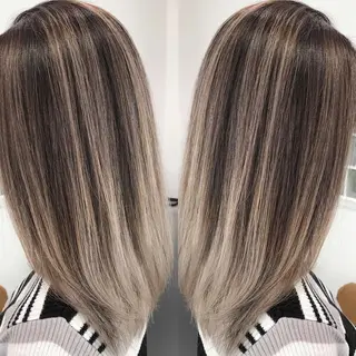 ミディアム カラー JILBLAN京都 ショート/ハイライトのヘアスタイル