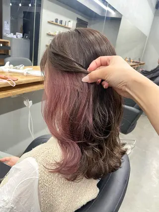 セミロング ひより ／Nのヘアスタイル