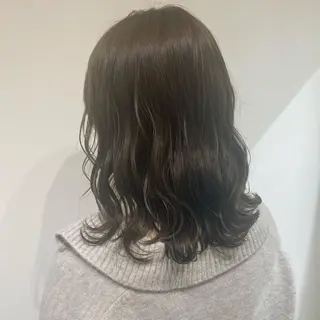 ミディアム カラー 韓国ヘア特化 💟 ララア 💟のヘアスタイル