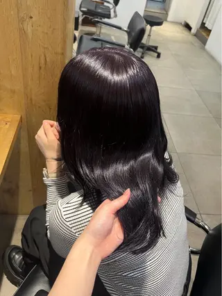 ミディアム カラー lomalia ayuのヘアスタイル