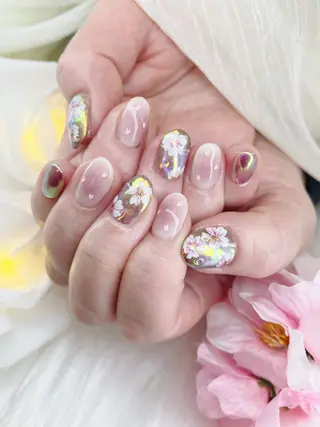 ネイル 多賀城 パラジェルのネイルデザイン