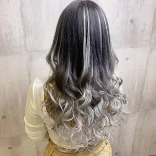 ロング Rlino所属・ﾊｲﾗｲﾄ/ﾚｲﾔｰ ｶｯﾄ/大嶽謙のヘアスタイル