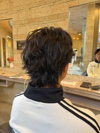 パーマ メンズ パーマ/艶カラー/ 髪質改善/伊藤愛麻のヘアスタイル