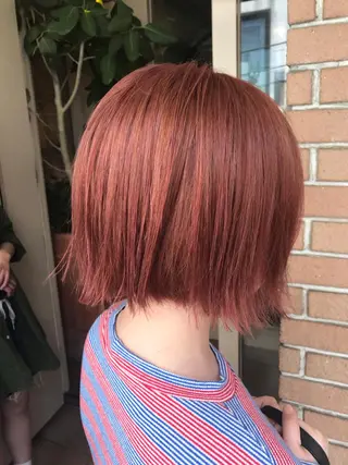 ショート カラー パーマ ヘアアレンジ メンズ ネイル マツエク・マツパ サロンドミルク 原宿のヘアスタイル