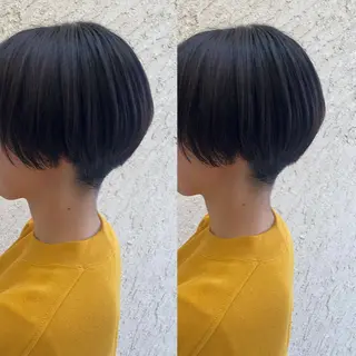ショート 艶髪カラー✨ デジタルパーマ✨植松のヘアスタイル