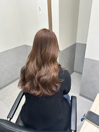ロング カラー ヘアアレンジ EMANON池袋3rd所属・ブリーチなしカラー｜ なおき｜池袋美容師のヘアスタイル