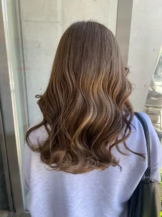 ロング カラー 🩷 moeka 🩷のヘアスタイル